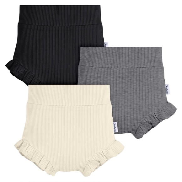 Gerber Black and Gray Diaper Covers | 12M - Picture 1 of 8